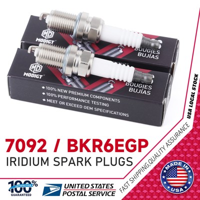 4Pcs Performance Spark Plugs Iridium BKR6EGP 7092 for Chevrolet Pontiac Honda