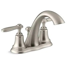 Kohler Bellwood 4" Centerset Bathroom Sink Faucet - Nickel - R97833-4D-BN - NIB