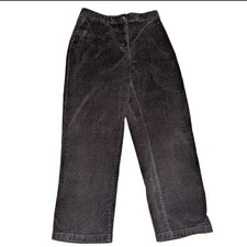 L.L Bean Classic Brown High Rise Straight Leg Comfy Stretch Waist Corduroy Pants