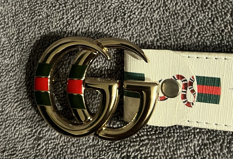Cinto masculino Gucci XL vermelho rei cobra raro 🔥 - Imagem 2 de 4