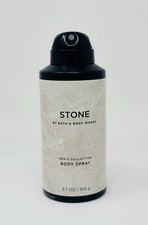 Bath  Body Works Stone Men's Collection Body Spray 3.7 oz. NEW