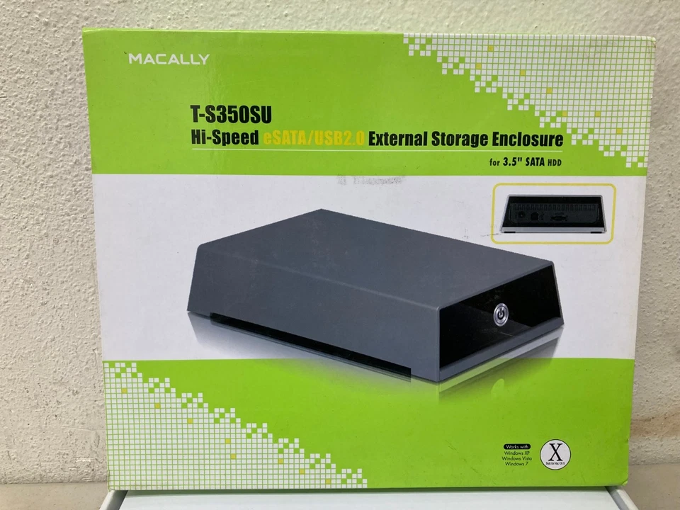 Macally T-S350SU Hi-Speed eSATA/USB2.0 External Storage Enclosure for 3.5inch SA - Image 2 of 4