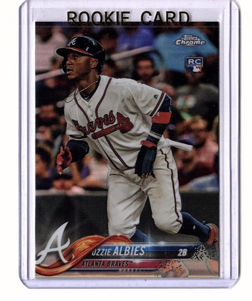 Ozzie Albies RC 2018 Topps Chrome #72 Refractor