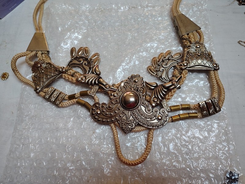 Vintage Korean Belly Dancer Belt  Body Jewelry Necklace