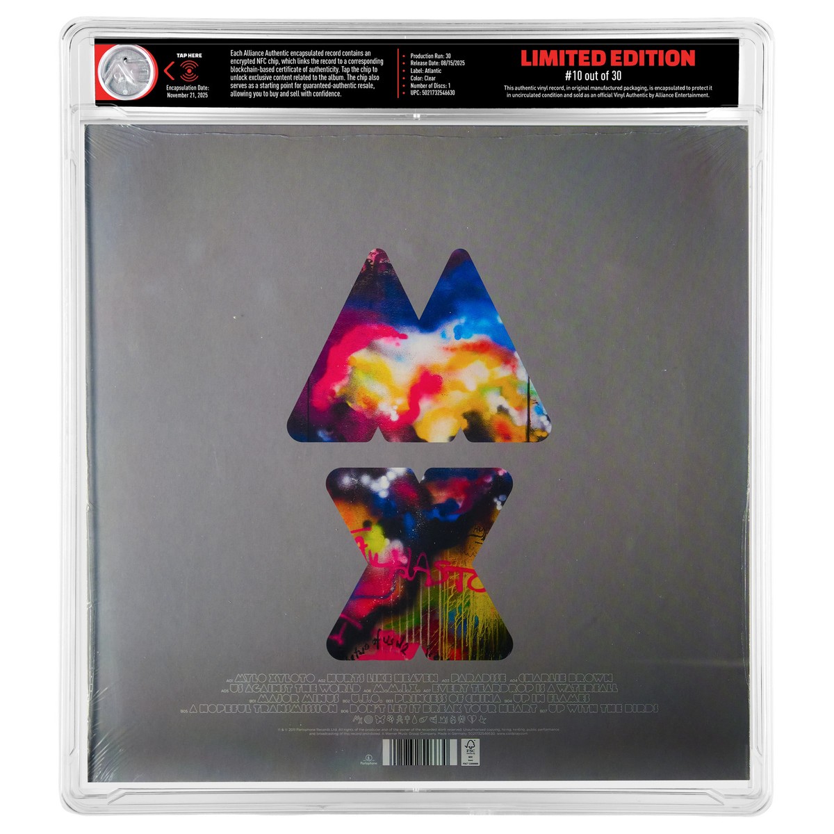 Coldplay - Mylo Xyloto #10 of 30 Encapsulated NFC-Secured | eBay