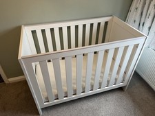 Obaby Nika CotBed Mini With Mattress Adjustable Height (0-4yrs)