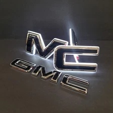 illuminated Grille Emblem + Tailgate for GMC Yukon 2021 2022 2023 2024 2025 2026