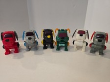 McDonalds 2000 Sega Robo-Chi Pets Robot Dog Poo-Chi Happy Meal Toys Lot Of 6