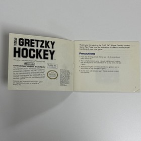 Wayne Gretzky Hockey (Away Jersey) (Nintendo NES, 1990) Manual Only 
