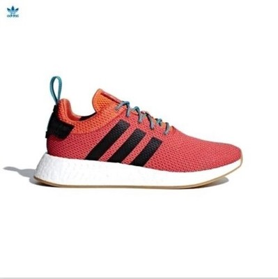 adidas Nmd R2 Summer Sneaker CQ3081 (Orange) 8 / Orange/White