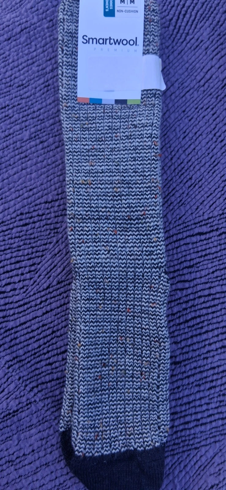 Smartwool socks women Medium Med M merino wool Marled Boot Sock Premium