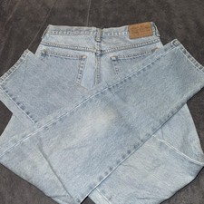 EDDIE BAUER Jeans Womens 8 Tall Vintage 90s Tapered High Rise Cotton Relaxed