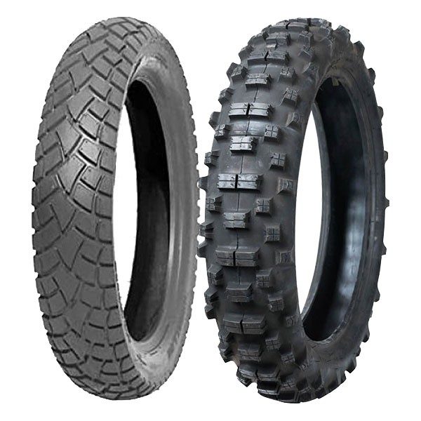 TYRE PAIR DELI TYRE 90/90-21 54R SB-117 + 140/80-18 70R SB-121