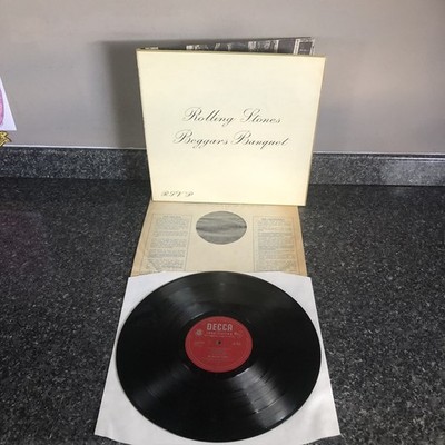 LP VINYL ROLLING STONES BEGGARS BANQUET LK 4955 UK MONO 1ST PRESS 1968 EX/EX+