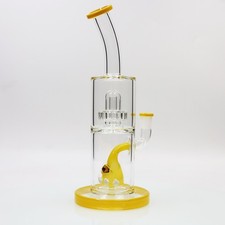 Bongs de vidrio para fumar tabaco pipas de agua de alta resistencia de 11,5 pulgadas con filtro tazones de 14 mm