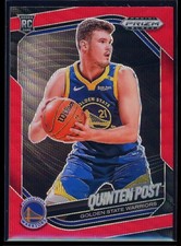 2024-25 Panini Prizm Black Red Wave Quinten Post Rookie