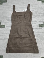 Banana Republic Dress Womens 0 Brown Black Bodycon New