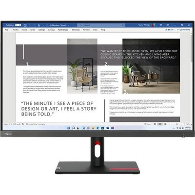 Lenovo ThinkVision S27i-30 LED-Monitor grau 27 Zoll FHD HDMI/VGA 60Hz IPS-Panel