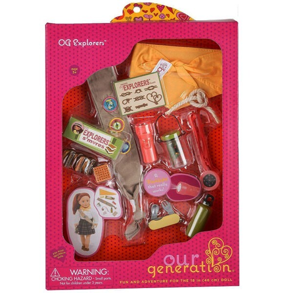 NIB, Our Generation OG Explorers Girl Scout Playset (Doll NO