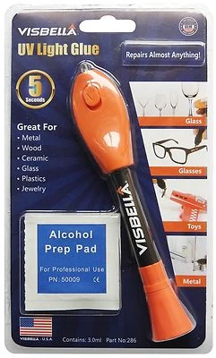 RAXTER 5 Second Fix UV Light Cure Welding Compound Glue Pen Glass Plastic Repair