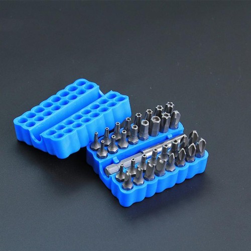 33pcs Hex Head Drill Bit Kit Screwdriver Bit Set W/ 1/4" Extension Bit Holder - Picture 3 of 15