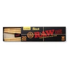 RAW BLACK Classic King Size Cones Mega Pack 20 Cones PreRolled Rolling Papers