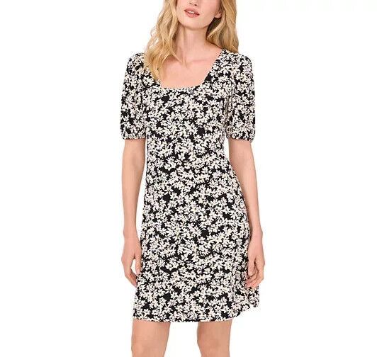 CeCe Women's Floral Square Neck Jersey Knit Fashion Dress Short Sleeve SIZE XL | eBay CeCe Women's Floral Square Neck Jersey Knit Fashion Dress Short Sleeve SIZE XL | eBay
