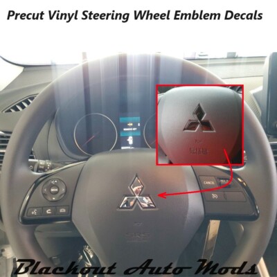 Steering Wheel Emblem Overlay A La Carte (x2) &ndash; Orsini Vinyl &amp; Designs