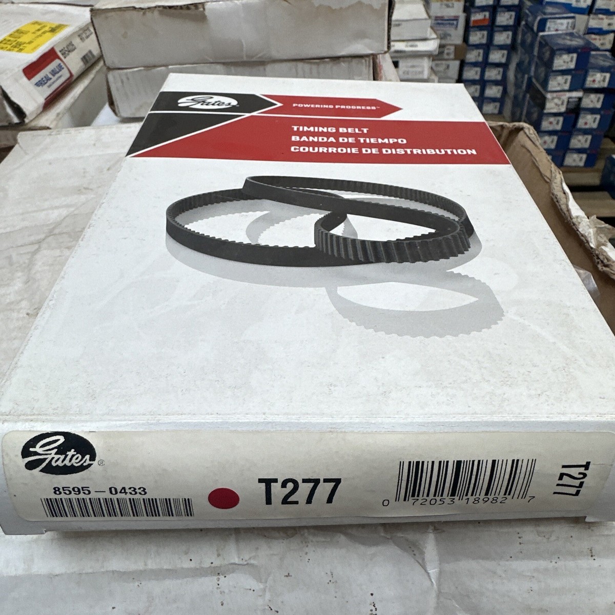 Gates T270 Premium Automotive Timing Belt - OE Quality, PTFE Coated, Aramid Reinforced