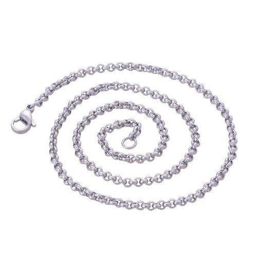 Stainless Steel Inch 50 Cm 3mm Ball Tiny Rolo Neck Chain Necklace Ebay