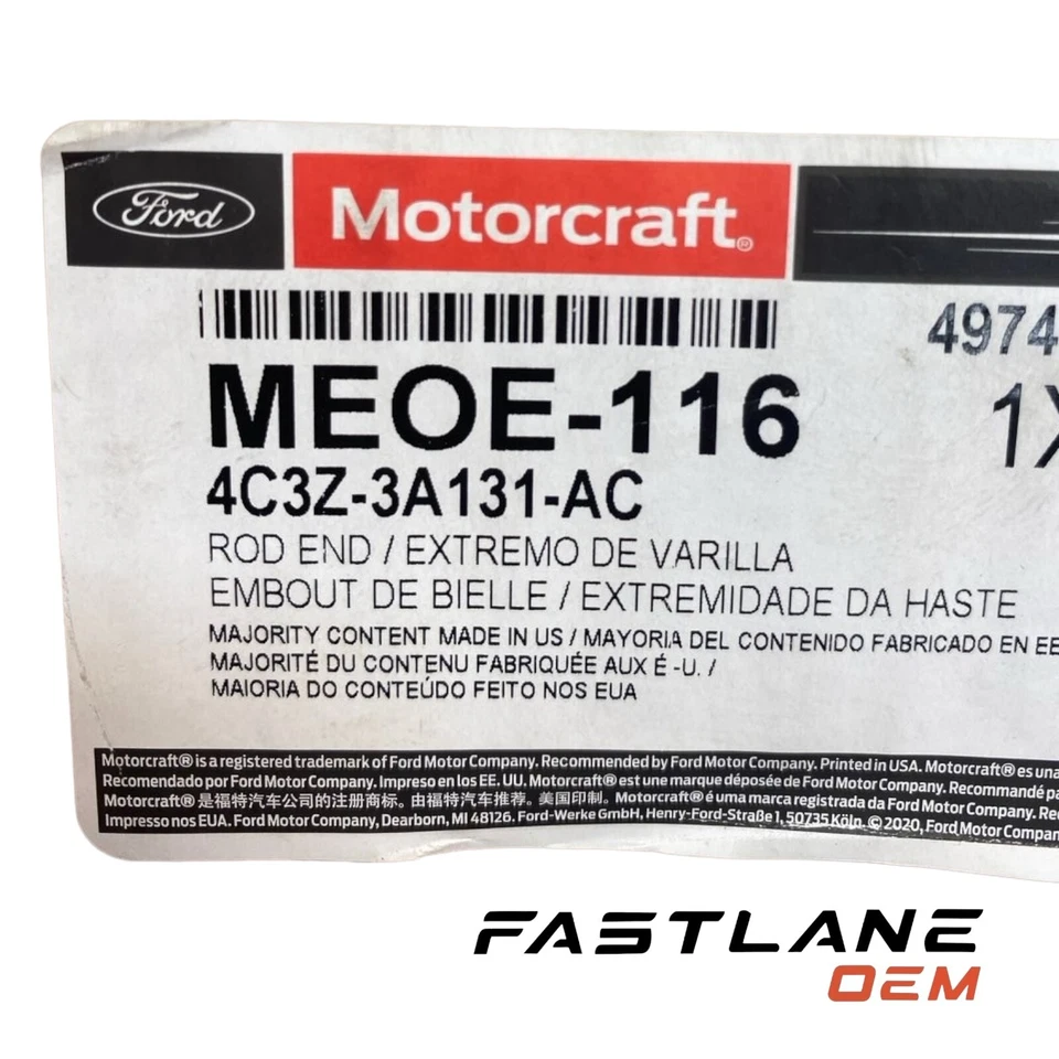 Barra de amarre de dirección izquierda Ford F-350 Super Duty 1999-2004 nueva OEM 4C3Z-3A131-AC Foto 3 de 4