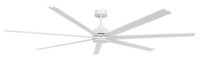 Energiespar Deckenventilator Mit LED Leuchte Weiß 183 Cm DC LüFter Fernbedienung