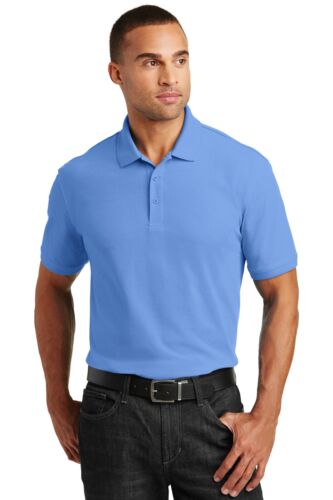 Port Authority Men's Comfortable Short Sleeve Core Classic Pique Polo Shirt K100 - Picture 7 of 17