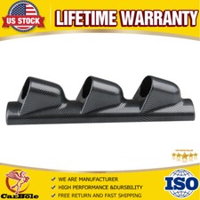 2 52mm Carbon Fiber Left Hand Drive Pod A-pillar Pod Triple Gauge Holder Mount 2 52mm Carbon Fiber Left Hand Drive Pod A-pillar Pod Triple Gauge Holder Mount