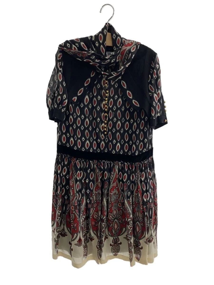 Authentique robe Gucci vintage manches courtes en soie taille 40