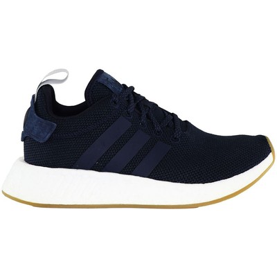 Adidas NMD_R2 Lace-Up Blue Synthetic Womens Running Trainers BY9316