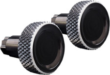 Accutronix Knurled Saddlebag Latch Levers Bla...
