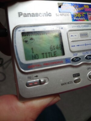 PANASONIC SJ-MR200 PORTABLE MD RECORDER - SILVER | eBay UK