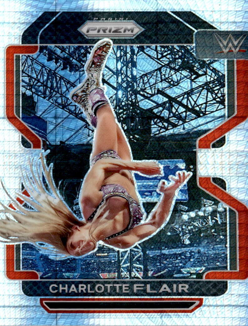 2022 Panini Prizm WWE #180 Charlotte Flair Hyper