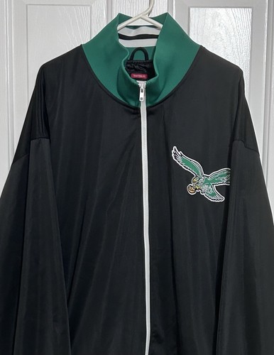 Mitchell & Ness Throwback Philadelphia Eagles schwarz Unijacke Herren 5XL - Bild 15 von 20