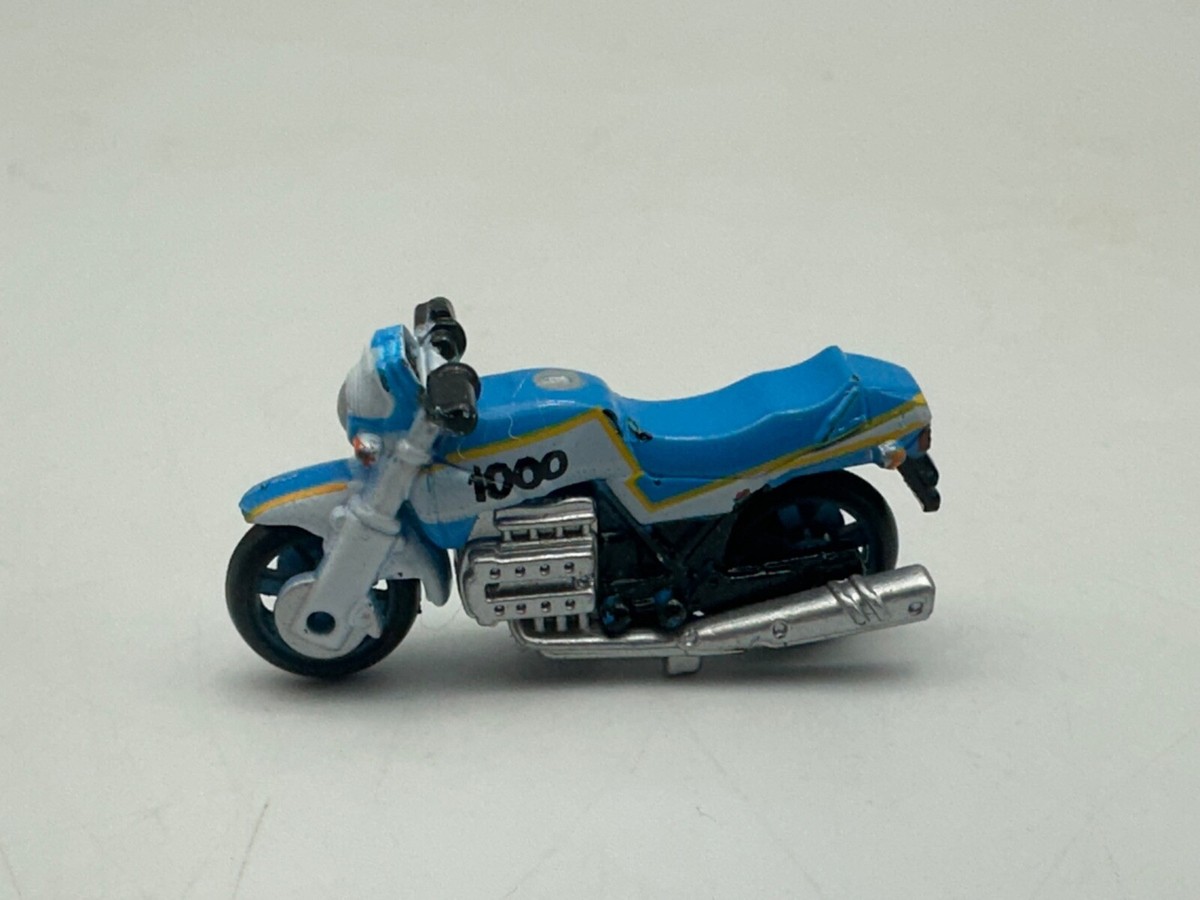 Galoob Micro Machines BMW K100 Motorcycle, Blue, Excellent, Lot A
