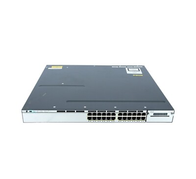 Cisco WS-C3750X-24P-L Catalyst 3750X 24 Port PoE Dual AC Lifetime Warranty
