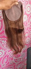 18INCH BRAZILIAN VIRGIN HAIR STRAIGHT 5X5 WIDER SILK BASE CLOSURE LIGHT BROWN 4 