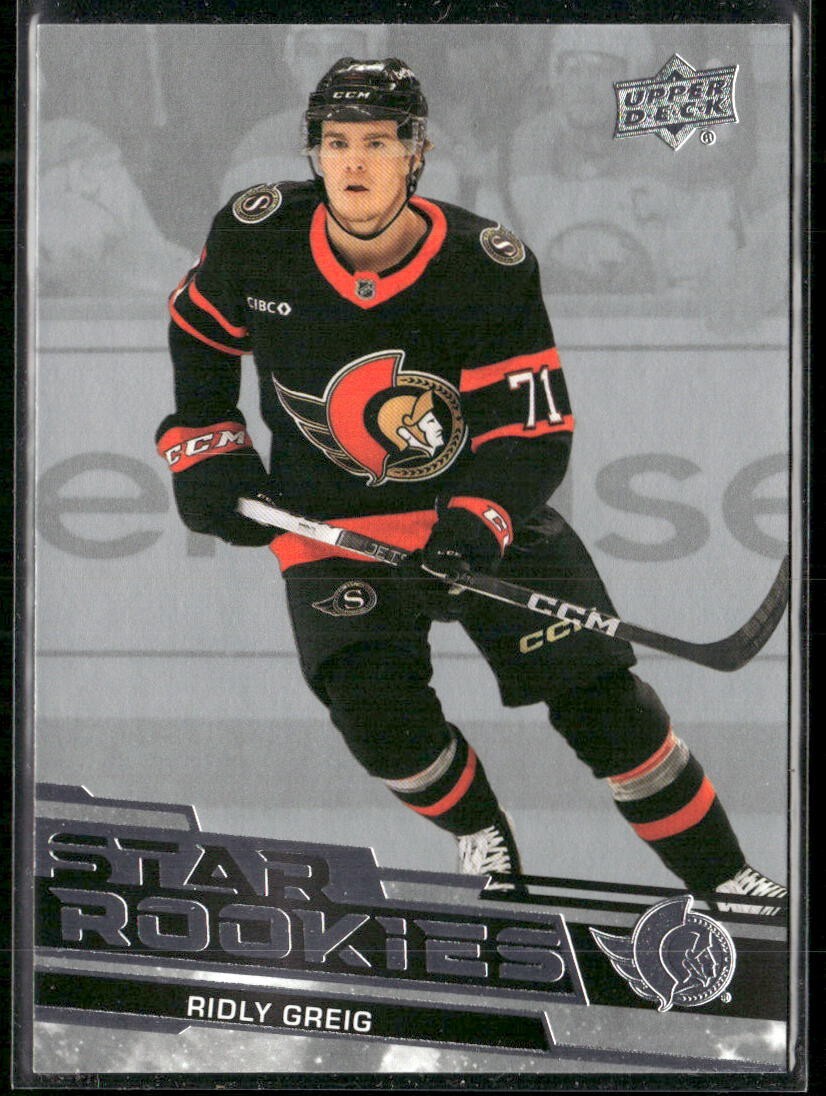 2023-24 Upper Deck Star Rookies - Ridly Greig #8 (RC)
