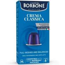 Caffe Borbone Nespresso Compatible Capsules Crema Classica Espresso Pods 50-100x
