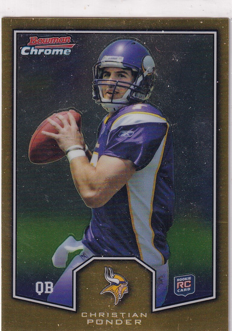 Christian Ponder Bowman Chrome Rookie Preview #BCR30 Base