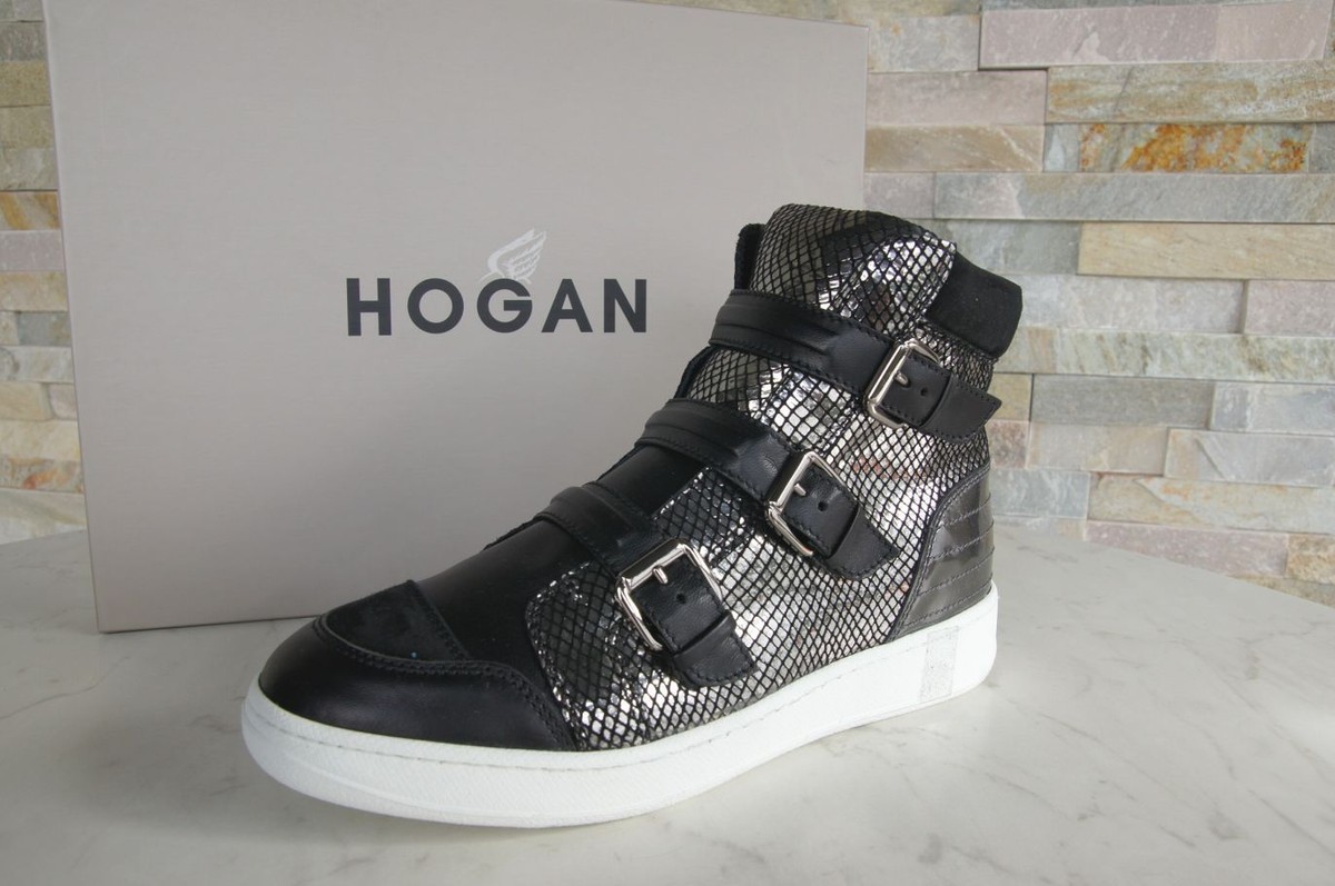 HOGAN EU 38.5 High-Top Sneakers Booties Shoes New Former RRP