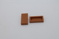 Lego 10X Platte Fliese 1X2 Plate Tile 3069B Mittel Medium Nougat