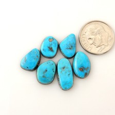 Natural Morenci Turquoise cabochons cabs Gemstones gems stones m371