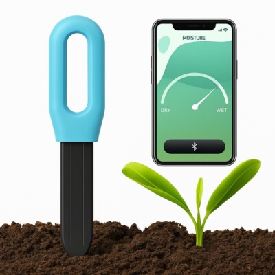 Smart Soil Moisture Sensor for Plants Garden | Zibabee Hub Required |